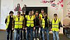 Das Auto Baier Team im Nissan Werk in Sunderland, England