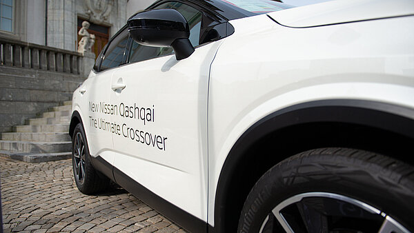 Premiere vom neuen Nissan QASHQAI auf dem Herisauer Obstmarkt Herisauer Premiere new Nissan Qashqai am Obstmarkt