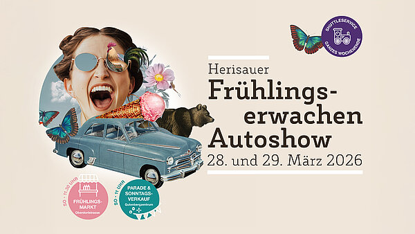 Flyer Autoshow und Frühlingserwachen Herisau 2026