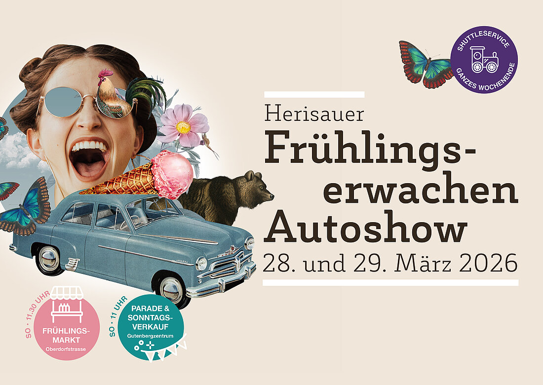 Flyer Autoshow und Frühlingserwachen Herisau 2026